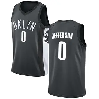 Brooklyn Nets Men's Joshua Jefferson Gray Swingman Jersey - Statement Edition