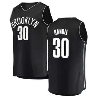 Brooklyn Nets Men's Julius Randle Black Fast Break Jersey - Icon Edition