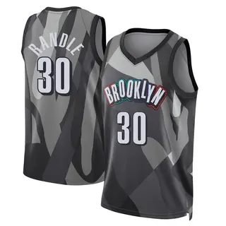 Brooklyn Nets Men's Julius Randle Gray Swingman 2024/25 City Edition Jersey