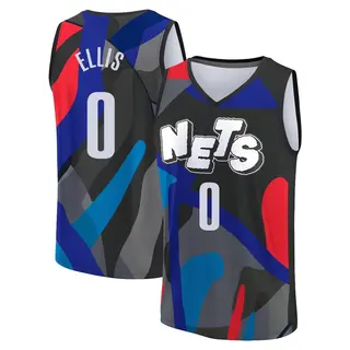 Brooklyn Nets Men's Keon Ellis Black Fast Break 2023/24 City Edition Jersey