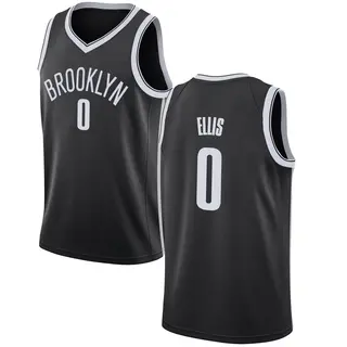 Brooklyn Nets Men's Keon Ellis Black Swingman Jersey - Icon Edition