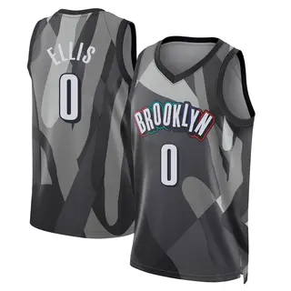 Brooklyn Nets Men's Keon Ellis Gray Swingman 2024/25 City Edition Jersey