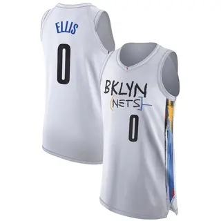 Brooklyn Nets Men's Keon Ellis White Authentic 2022/23 City Edition Jersey