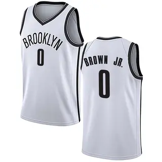 Brooklyn Nets Men's Mikel Brown Jr. White Swingman Jersey - Association Edition