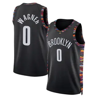 Brooklyn Nets Men's Moritz Wagner Black Swingman 2025/26 City Edition Jersey