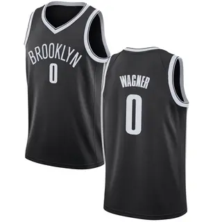 Brooklyn Nets Men's Moritz Wagner Black Swingman Jersey - Icon Edition