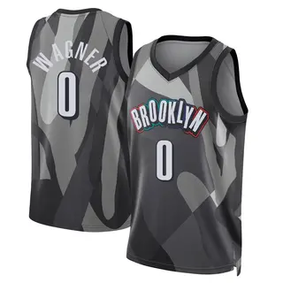 Brooklyn Nets Men's Moritz Wagner Gray Swingman 2024/25 City Edition Jersey