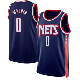Brooklyn Nets Men's Moritz Wagner Navy Swingman 2021/22 City Edition Jersey