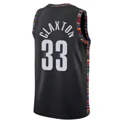 Brooklyn Nets Men's Nic Claxton Black Swingman 2025/26 City Edition Jersey