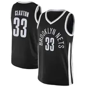 Brooklyn Nets Men's Nic Claxton Black Swingman Jersey - City Edition