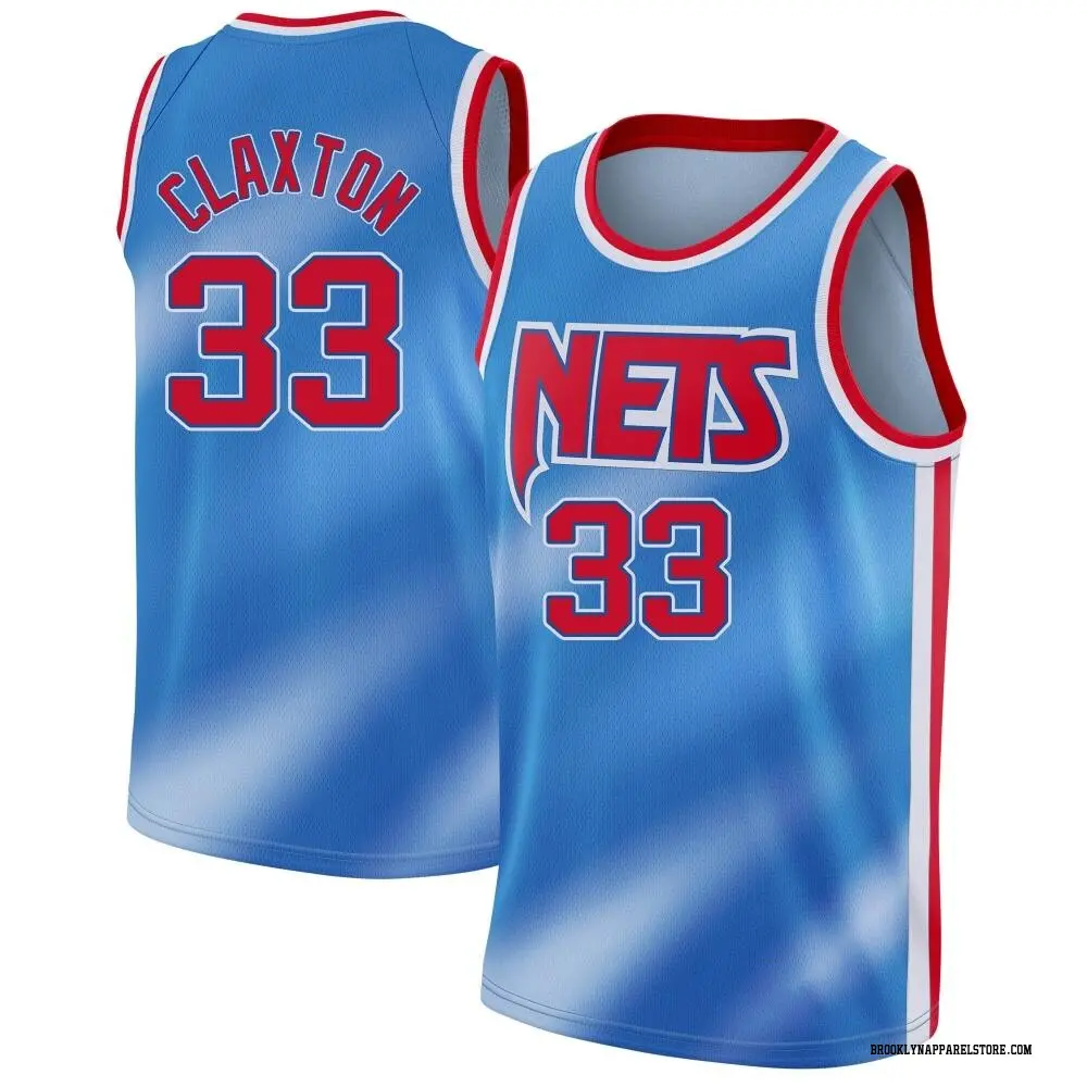 Brooklyn Nets Men's Nic Claxton Blue Swingman 2020/21 Classic Edition Jersey