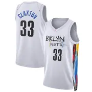 Brooklyn Nets Men's Nic Claxton White Swingman 2022/23 City Edition Jersey