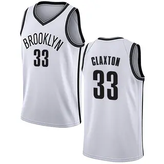 Brooklyn Nets Men's Nic Claxton White Swingman Jersey - Association Edition
