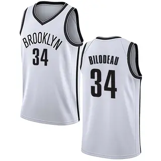 Brooklyn Nets Men's Tyler Bilodeau White Swingman Jersey - Association Edition