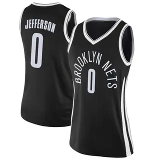 Brooklyn Nets Women's Joshua Jefferson Black Swingman Jersey - City Edition