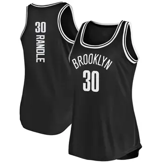 Brooklyn Nets Women's Julius Randle Black Fast Break Tank Jersey - Icon Edition