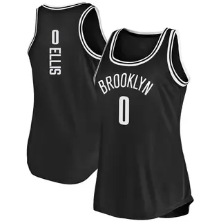 Brooklyn Nets Women's Keon Ellis Black Fast Break Tank Jersey - Icon Edition