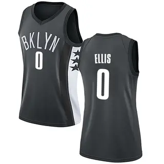 Brooklyn Nets Women's Keon Ellis Gray Swingman Jersey - Statement Edition