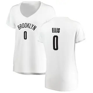 Brooklyn Nets Women's Keon Ellis White Fast Break Jersey - Association Edition
