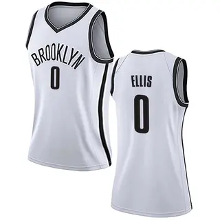 Brooklyn Nets Women's Keon Ellis White Swingman Jersey - Association Edition