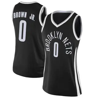 Brooklyn Nets Women's Mikel Brown Jr. Black Swingman Jersey - City Edition