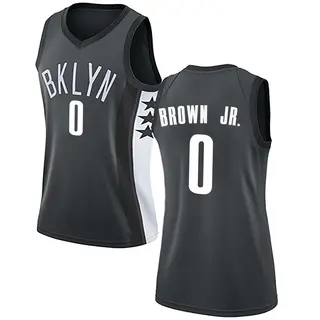 Brooklyn Nets Women's Mikel Brown Jr. Brown Swingman Gray Jersey - Statement Edition