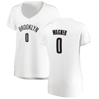 Brooklyn Nets Women's Moritz Wagner White Fast Break Jersey - Association Edition