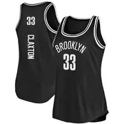 Brooklyn Nets Women's Nic Claxton Black Fast Break Tank Jersey - Icon Edition