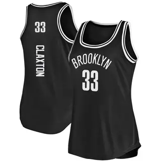 Brooklyn Nets Women's Nic Claxton Black Fast Break Tank Jersey - Icon Edition
