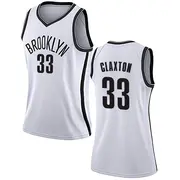 Brooklyn Nets Women's Nic Claxton White Swingman Jersey - Association Edition