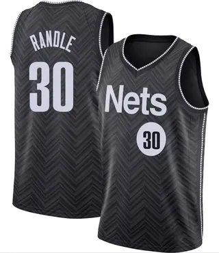 Brooklyn Nets Youth Julius Randle Black Swingman 2020/21 Jersey - Earned Edition
