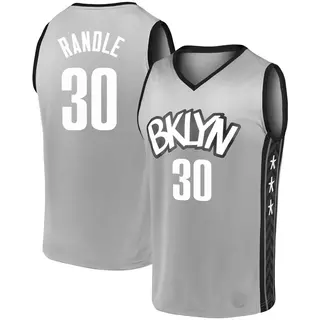 Brooklyn Nets Youth Julius Randle Gray Fast Break 2019/20 Jersey - Statement Edition