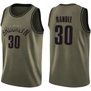 Brooklyn Nets Youth Julius Randle Green Swingman Salute to Service Jersey