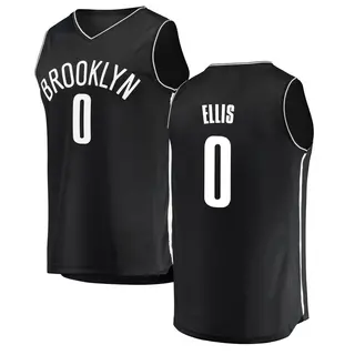 Brooklyn Nets Youth Keon Ellis Black Fast Break Jersey - Icon Edition