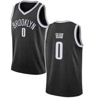 Brooklyn Nets Youth Keon Ellis Black Swingman Jersey - Icon Edition