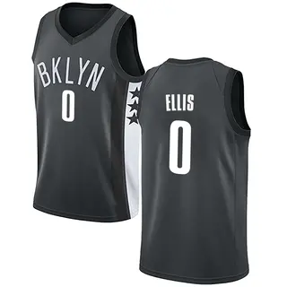 Brooklyn Nets Youth Keon Ellis Gray Swingman Jersey - Statement Edition