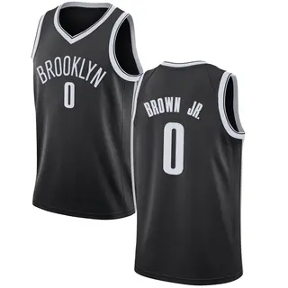 Brooklyn Nets Youth Mikel Brown Jr. Black Swingman Jersey - Icon Edition