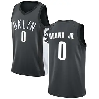 Brooklyn Nets Youth Mikel Brown Jr. Brown Swingman Gray Jersey - Statement Edition