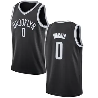 Brooklyn Nets Youth Moritz Wagner Black Swingman Jersey - Icon Edition