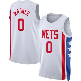 Brooklyn Nets Youth Moritz Wagner White Swingman 2022/23 Classic Edition Jersey