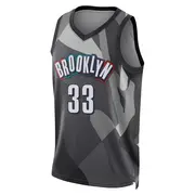 Brooklyn Nets Youth Nic Claxton Gray Swingman 2024/25 City Edition Jersey
