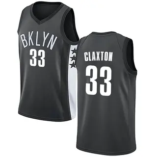 Brooklyn Nets Youth Nic Claxton Gray Swingman Jersey - Statement Edition