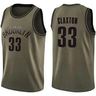 Brooklyn Nets Youth Nic Claxton Green Swingman Salute to Service Jersey