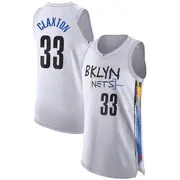 Brooklyn Nets Youth Nic Claxton White Authentic 2022/23 City Edition Jersey