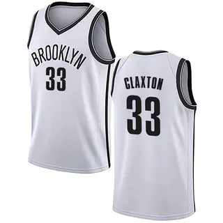 Brooklyn Nets Youth Nic Claxton White Swingman Jersey - Association Edition