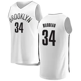 Brooklyn Nets Youth Tyler Bilodeau White Fast Break Jersey - Association Edition